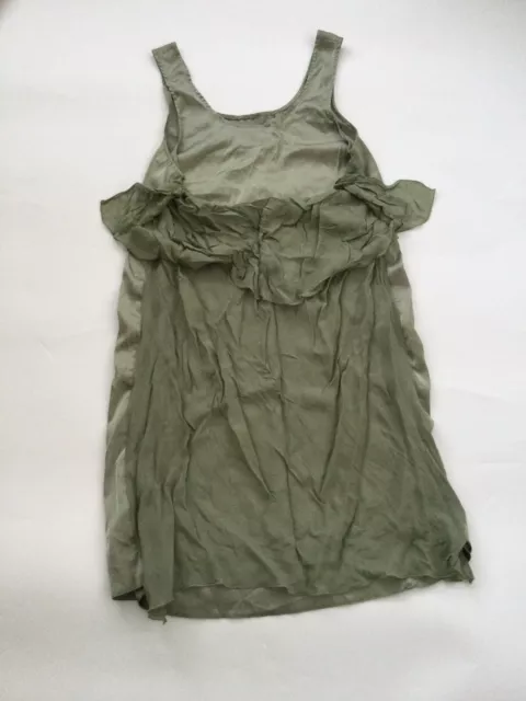 BNWTT 100% Auth Maison Martin Margiela, Thin Green Dress. IT 40 RRP £395.00