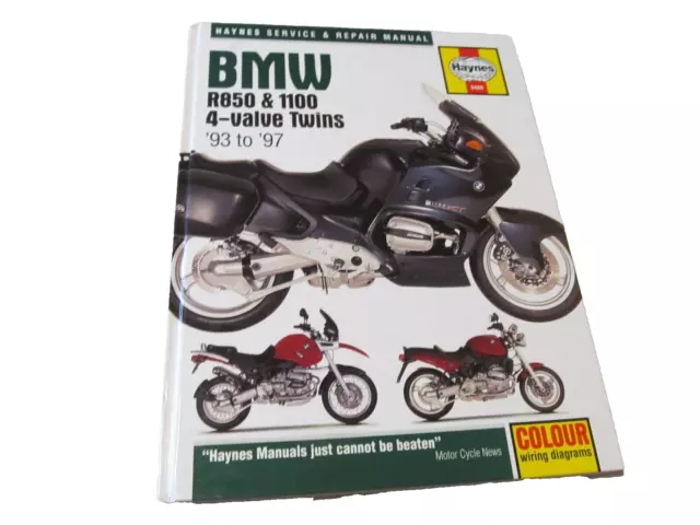 Haynes service and repair manual: BMW R850 & 1100 4-valve twins