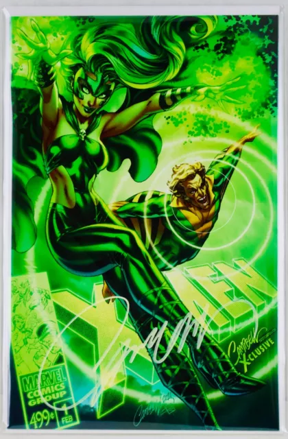 X-Men Legends #1 J. Scott Campbell Signed Variant Cover E COA No Reserve!