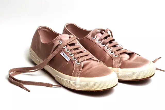 Superga Men's 8.5 Women's 10 Sneakers Rose Gold Low Top Lace Up