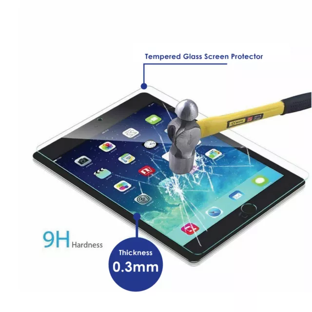 Tempered Glass Screen Protector for Apple iPad 2 3 4 5 6 Air 1 2 Mini 2 3 4 2019