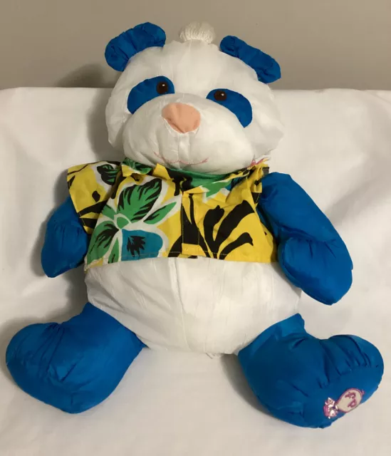 Vintage 1987 Fisher Price Puffalump Panda Bear Stuffed Plush 8053 Toy 16"