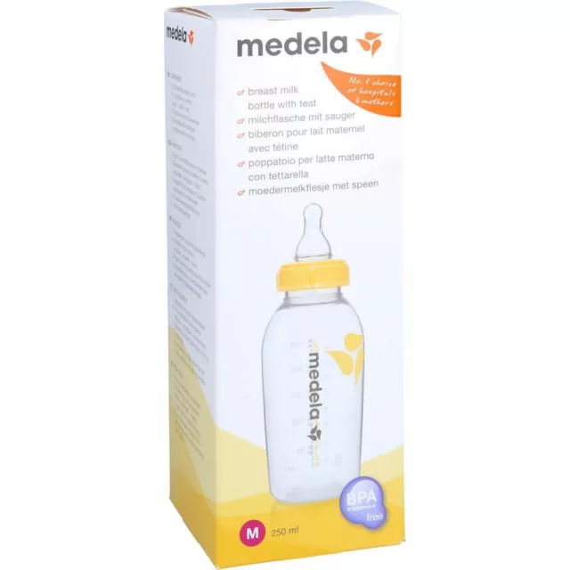 MEDELA Bouteille de Lait 250 ML M.Aspirateur GR.M 1 Pièces PZN00121695 2