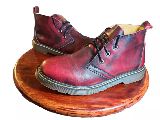 Red boots online size 12
