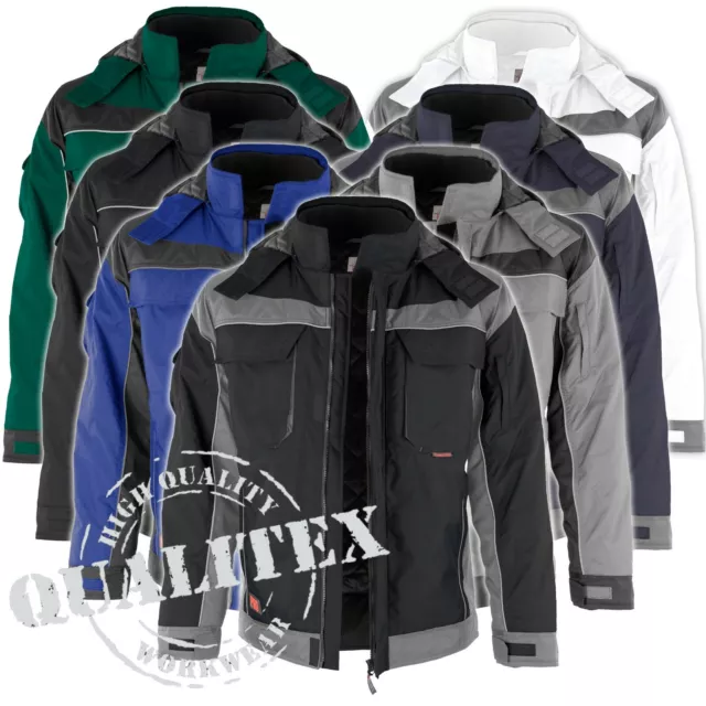 Qualitex Workwear Hombre Mujer Invierno Chaqueta de Trabajo Chaqueta Profesional