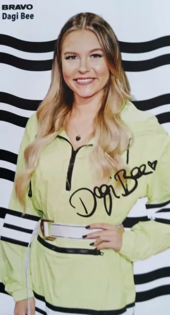 DAGI BEE - Autogrammkarte - Autogramm Clippings Fan Sammlung NEU