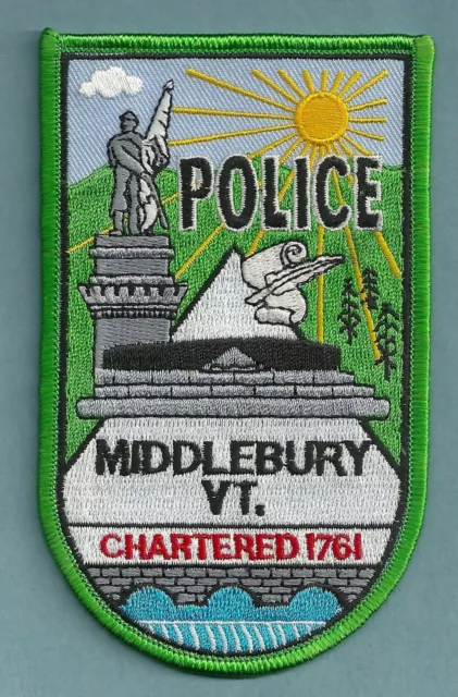 Middlebury Vermont Police Patch