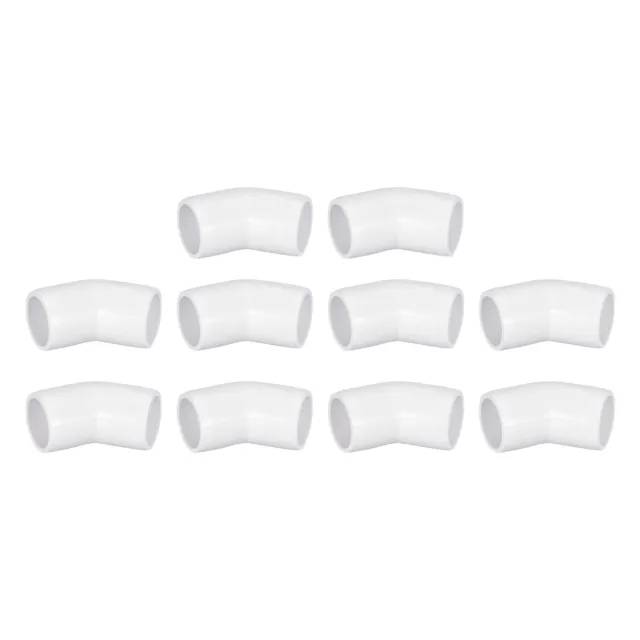 30 Pack 45 Degree PVC Elbow Fittings, 1/2 Inch PVC Pipe Fitting Connectors