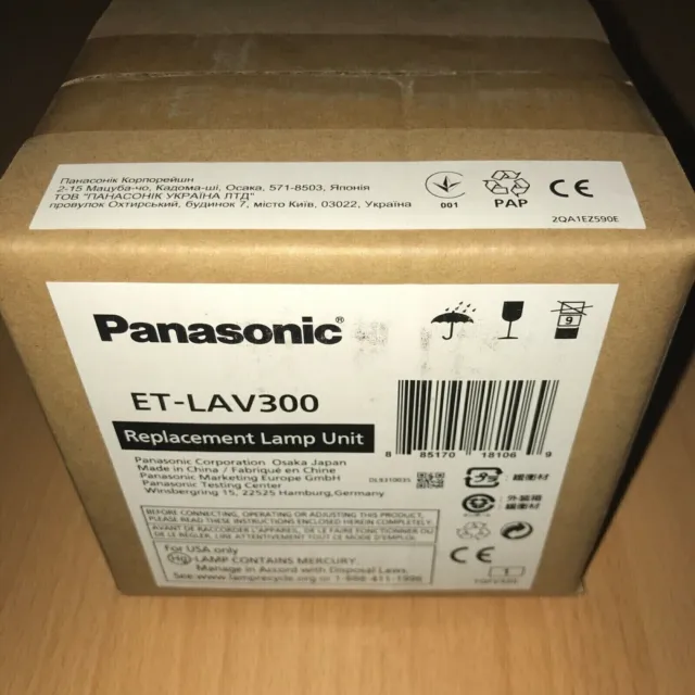 💥 Original Panasonic ET-LAV300  Ersatzlampe für Beamer / Projektor 💥