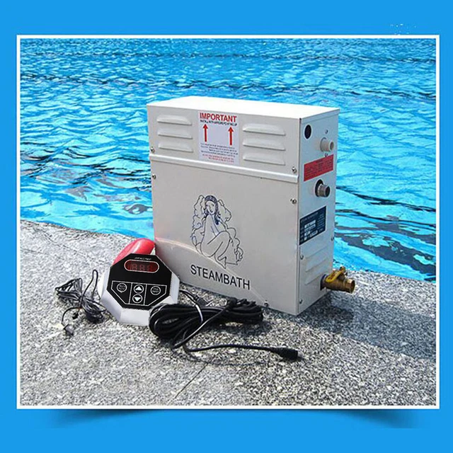 Generador de vapor 3-15KW ducha sauna baño hogar spa y humidificador controlador ST-135