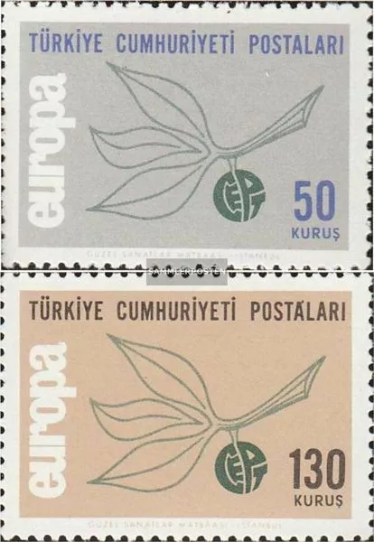 Türkei 1961-1962 (kompl.Ausg.) FDC 1965 Europa