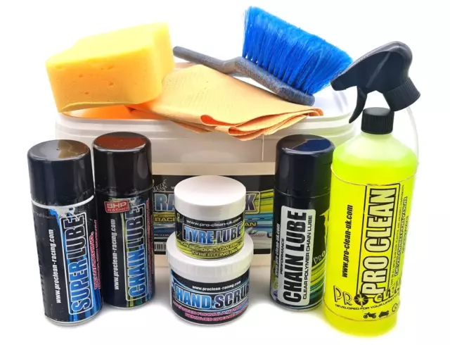 Pro Clean Motorcycle Race Pack Detailing Clean Kit 2