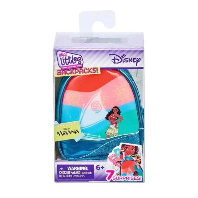SHOPKINS REAL LITTLES Disney Backpacks! Series 1 Moana Mystery Pack £11