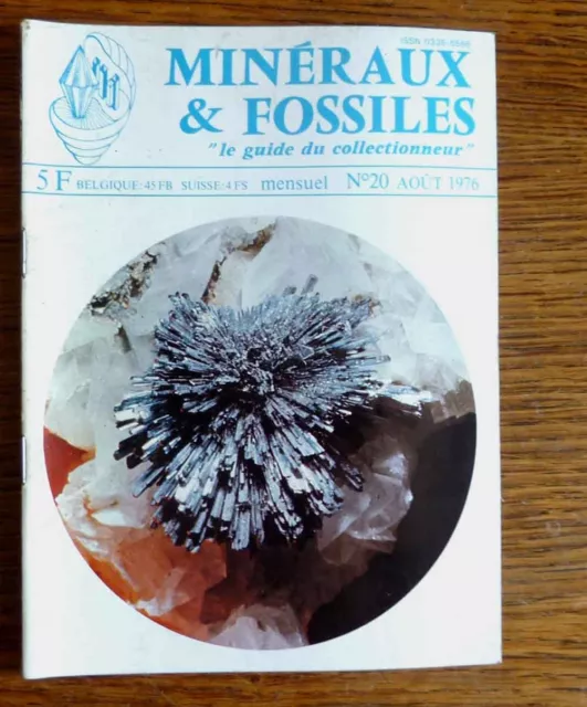 Minéralogie  REVUE MINERAUX ET FOSSILES N° 20   Haguenau -  Corse - Le diamant