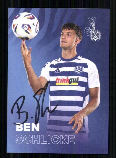 Carte Autographe Michael Meier – MSV Duisburg – Fußball – Original Signée – TOP Zustand
