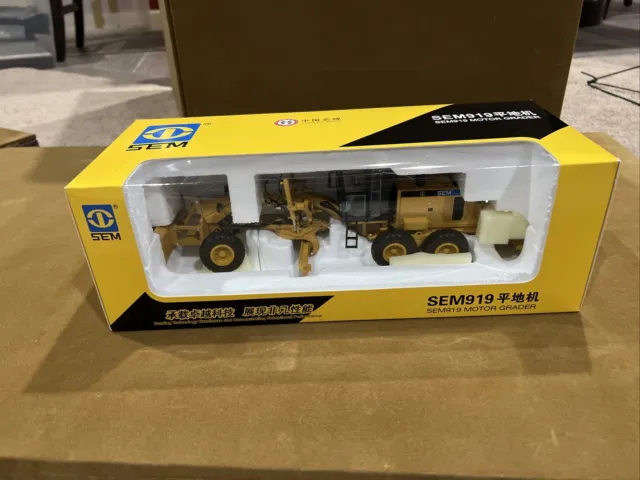 1/35 Scale SG Caterpillar SEM919 Motor Grader Construction Machinery