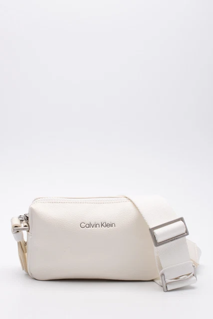 CALVIN KLEIN MUST CAMERA BAG Shoulder Bag PU Leather Zipped Adjustable Strap