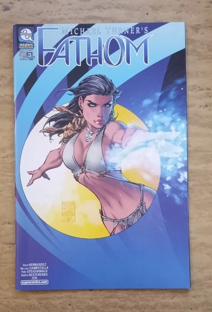 Rare Fathom #3 Michael Turner Limited Edition Aspen Comics Low Print Run Htf