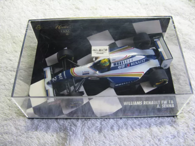 Minichamps 1:43 / Williams Renault Fw 16 / A. Senna / New Old Stock