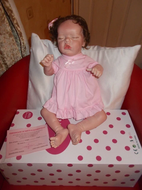 Kaydora 19" Reborn Doll Baby Silicone Vinyl Handmade Girl Newborn Realistic Doll