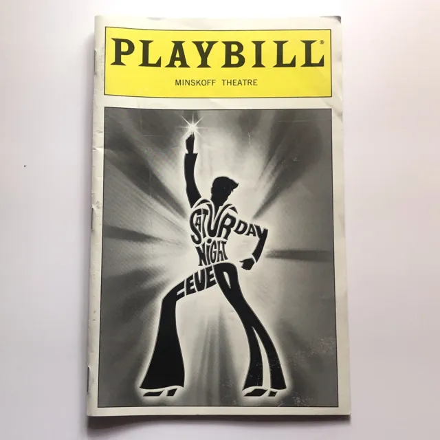 Playbill Saturday Night Fever Minskoff Theatre June 2000