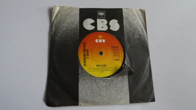Sutherland Brothers and Quiver : Arms of mary / We get along CBS4001 [B7]