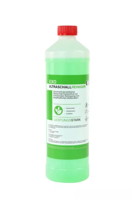 1 Liter ULTRASCHALLREINIGER | Konzentrat | Schmuckreiniger | Brillenreiniger etc