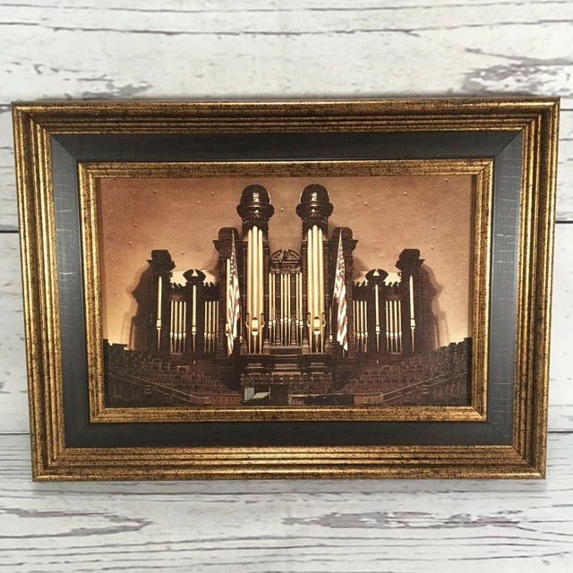 Mormon Tabernacle Pipe Organ Salt Lake City art RARE