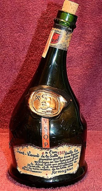 Saint-Vivant VSOP Armagnac Bottle RARE French Label Empty
