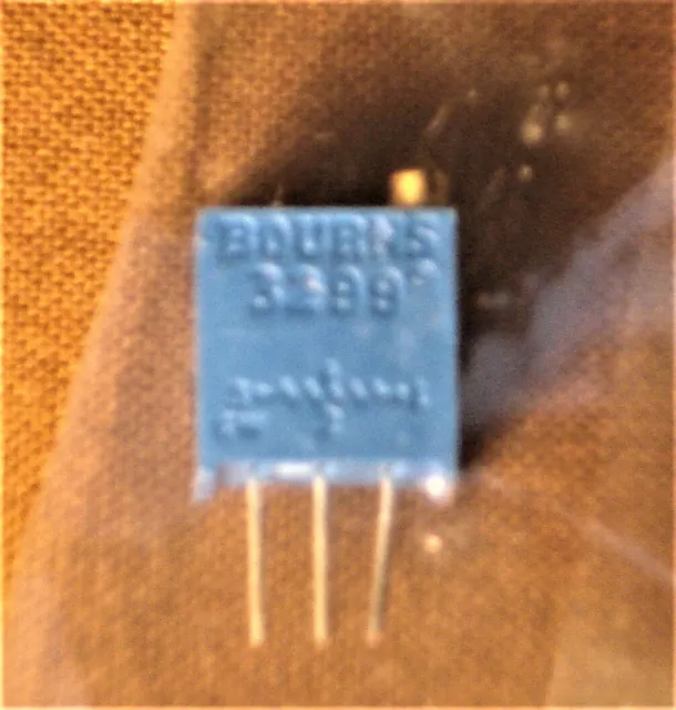 10 pièces Bourns 3299 50 Ω 25 tours tondeuse top réglage potentiomètre 0,5 W dans son emballage d'origine 2