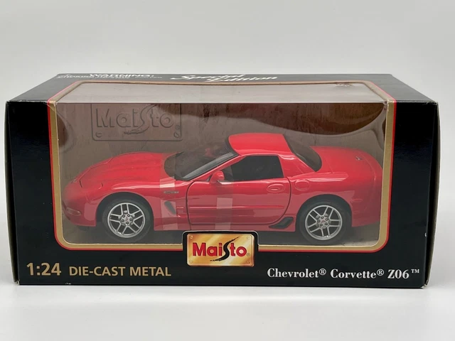 176X Rare Maisto 31889 Thaïlande Chevrolet Corvette Z06 Salt Lake 2002