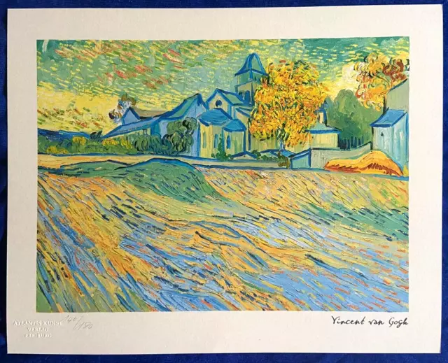 Vincent Van Gogh Litografía (Paul Cézanne Gauguin Édouard Manet Edgar Degas