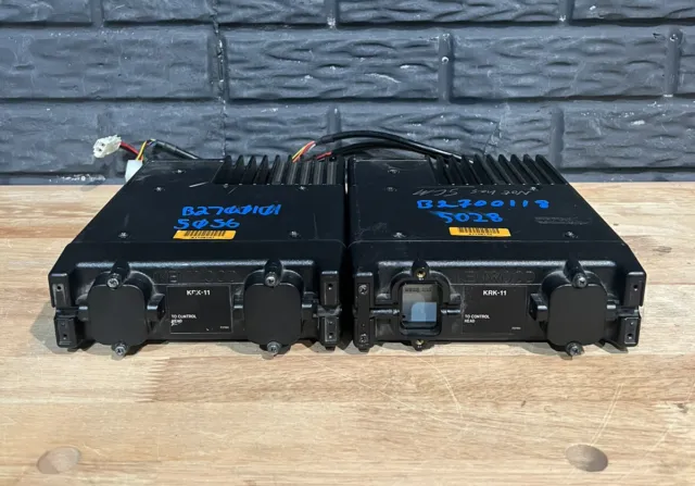 Lot Of 2 KENWOOD TK-5710-K Ver 3.0 VHF P25 Radio Transceivers