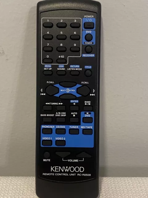 Control remoto de TV Kenwood RC-R0509 ⭐️⭐️⭐️⭐️⭐️