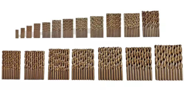 1- 10Mm 190 Pcs Set Hss Pro Precision Titanium Drill Bits Set Metal Wood Plastic