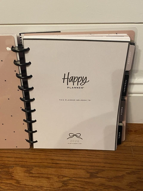 THE HAPPY PLANNER 2026 Classic Vertical Layout Planner New Year