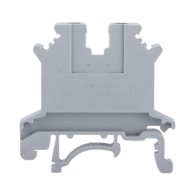 Combination Terminals Copper Galvanized 100Pcs 690V 32A Screw Type Terminal 3