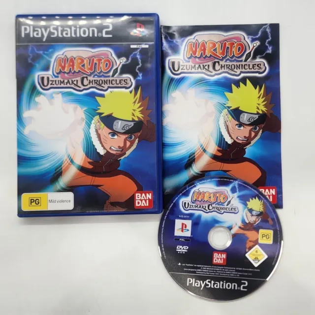 Naruto Uzumaki Chronicles video game - Sony PlayStation 2 PS2 W/ Case &  Manual