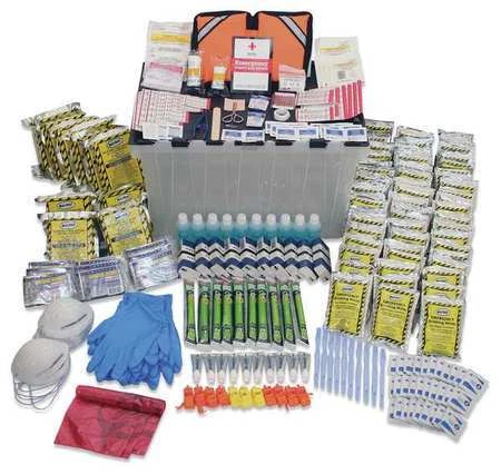 Ready America 70551 Group Emergency Survival Kit, Plastic Case 10 Person