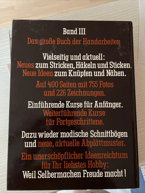 Das große Buch der Handarbeiten Band  1, 3 Und 4 Häkeln Stricken Nähen 4