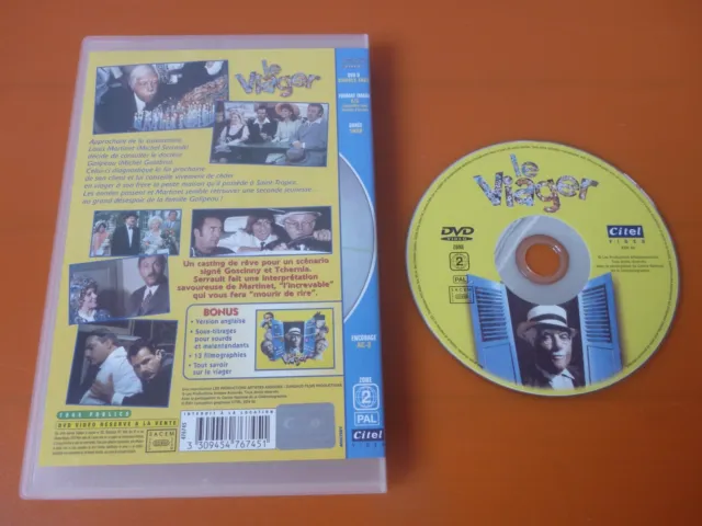 LE VIAGER DVD film P. Tchernia R. Goscinny, Serrault Galabru Brasseur - C. NEUF 2
