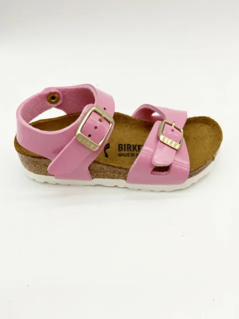 Birkenstock Rio Kids Cashmere Rose Pink Sandals Narrow Fit