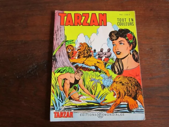 COLLECTION TARZAN n°55. Editions Mondiales 1972. Tout en couleurs