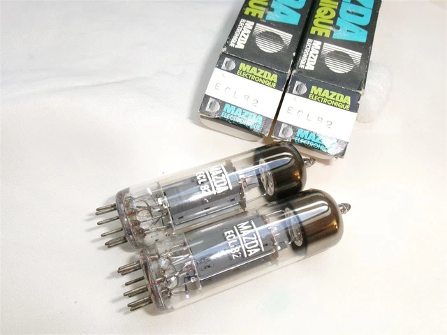 Tube électronique Vintage Mazda PCL82 NOS - Pour Ampli à Lampes, Radio TSF - Neuf Ancien Stock