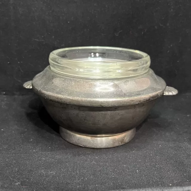 Vtg Southern Pacific Railway Train Reed & Barton Shrimp Cocktail SP Lines Bowl