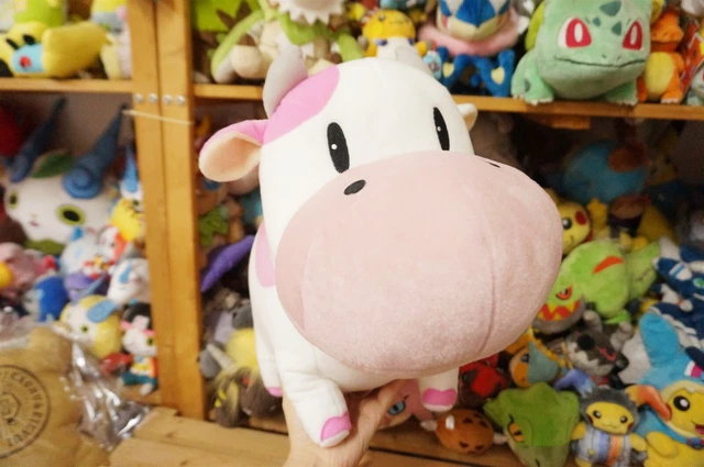 33cm Harvest Moon Strawberry Cow Plush Doll Pillow Plushie Stuffed Toy Gift