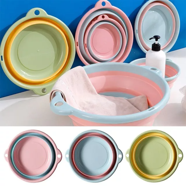 WASHING UP BOWL Collapsible Wash Basin Portable Basins Foldable Washbasin £7.32 PicClick UK