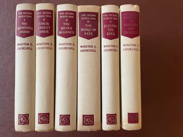Winston Churchill The Second World War  - full set of six volumes