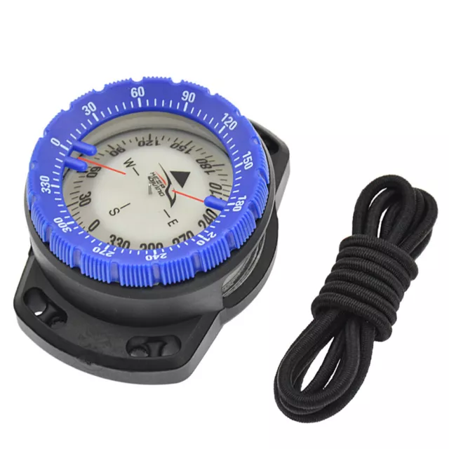 Outdoor Camping Compass, Waterproof, Bright, Underwater Watch (Blue) 2