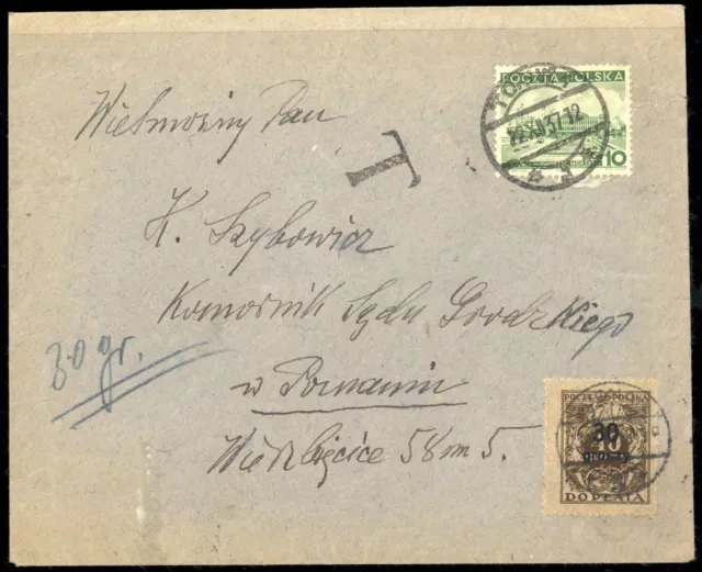 1937, Polen, P 89 u.a., Brief - 2568978